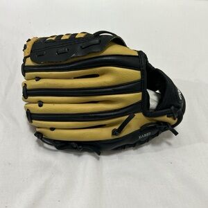 Black & Yellow Kids Softball Glove - Rawlings 9 1/2” RH
